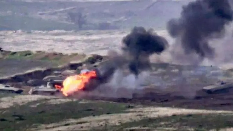 Russian Mi-24 helicopter shot down in Armenian airspace outside combat zone Russian