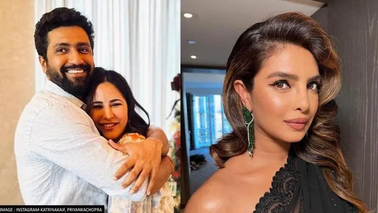 Katrina Kaif & Vicky Kaushal visit Priyanka Chopra's restaurant in NYC; global icon reacts Katrina Kaif, Vicky Kaushal, Katrina Kai in New York, Priyanka Chopra's restaurant New York