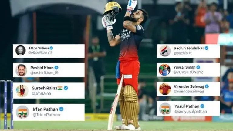 'Truly the knock of a King': Cricket world bows down to Virat Kohli after 6th IPL ton Virat Kohli