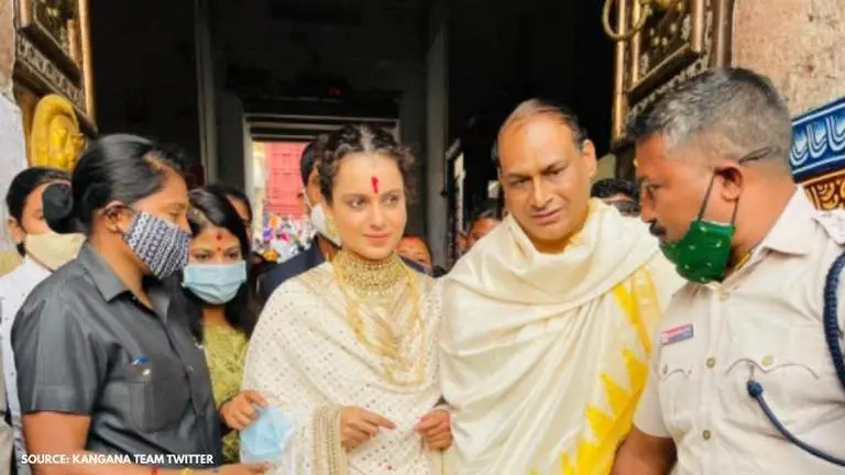 Kangana Ranaut is 'enchanted' as she visits Jagannath temple, says 'almost shivering' Kangana Ranaut