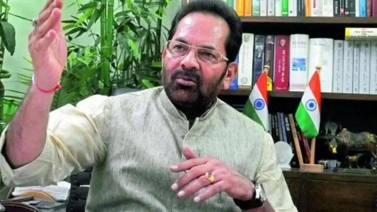 Some people trying to destroy country's harmonious atmosphere: Naqvi Mukhtar Abbas Naqvi
