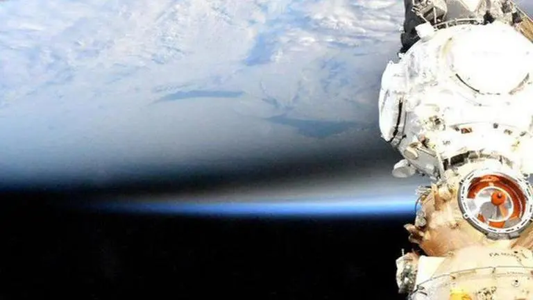 NASA shares images of 2021's last total solar eclipse clicked by astronauts aboard the ISS NASA