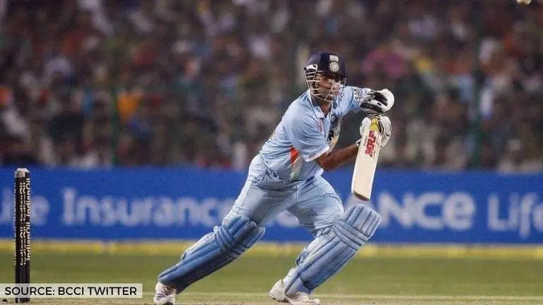 Sachin Tendulkar returns from tennis elbow to score 141 vs WI on Sep 14, 2006: Watch Sachin Tendulkar