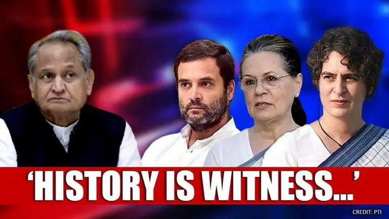 Rajasthan CM Ashok Gehlot gives impassioned endorsement to Gandhi family amid criticism Ashok