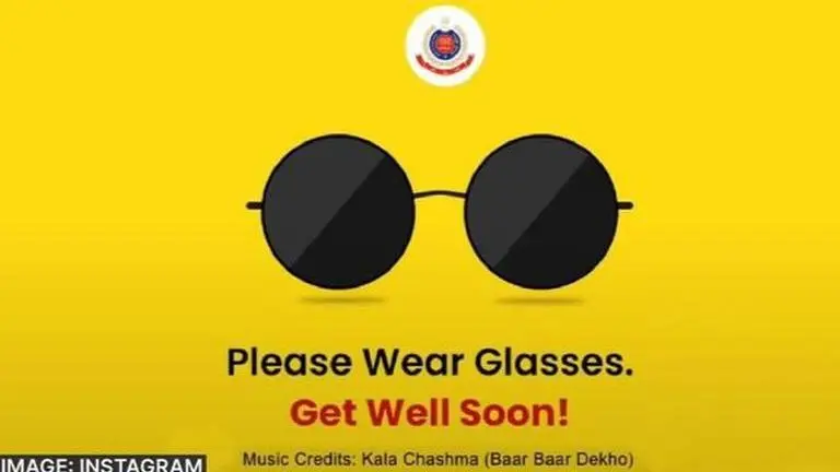 Police issues advisory for Conjunctivitis, but in Bollywood style Conjunctivitis