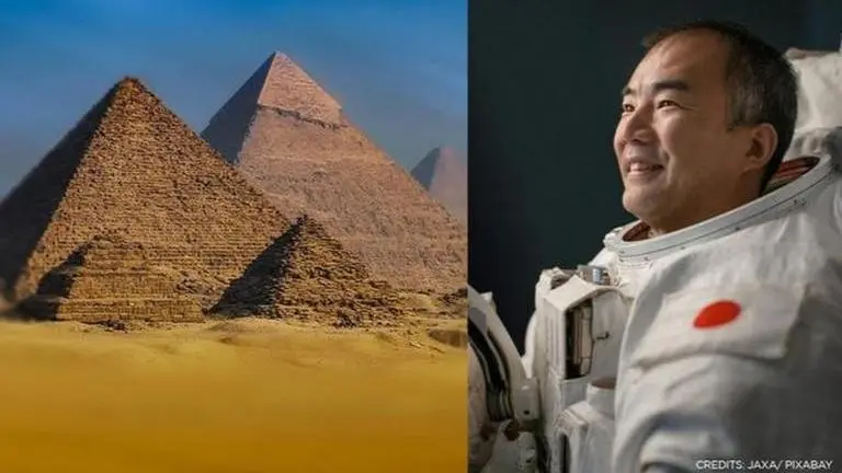 Astronaut Soichi Noguchi shares photo of Pyramids clicked from ISS, see pic Image: JAXA/Pixabay
