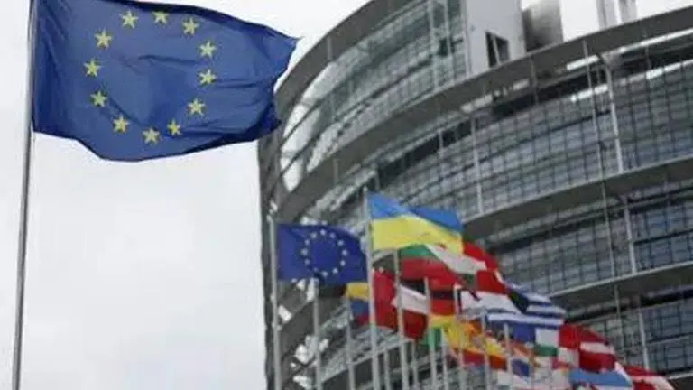 EU countries adopt law banning products which contribute to global deforestation EU flags