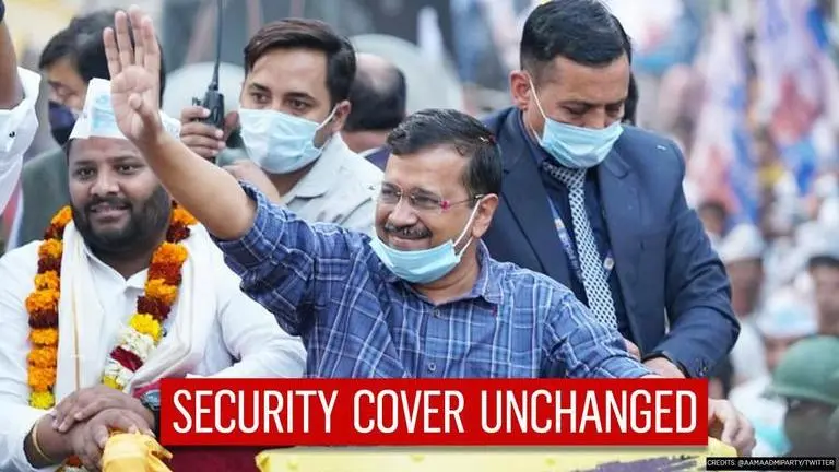 Delhi Police refutes AAP's claim that Delhi CM Kejriwal's Z-Plus security has been removed Kejriwal