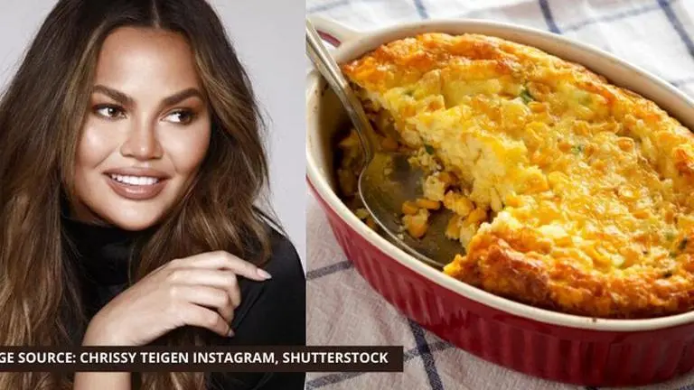 Chrissy Teigen's special Jalapeño Cheddar Corn Pudding recipe to try at home Chrissy Teigen