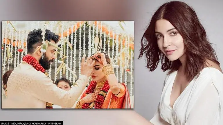 Anushka Sharma pens note congratulating newlyweds Mouni Roy, Suraj Nambiar; 'Live in Love' anushka sharma
