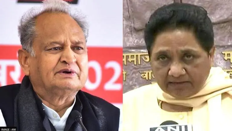 Mayawati calls Rajasthan cabinet rejig 'a deception' to arrest declining support Mayawati, Ashok Gehlot