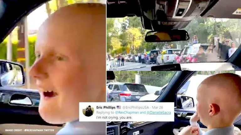 Girl returns home after last chemotherapy, community's response leaves netizens emotional Girl