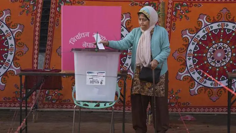 Nepal elections: Voters line up to elect new members of Parliament