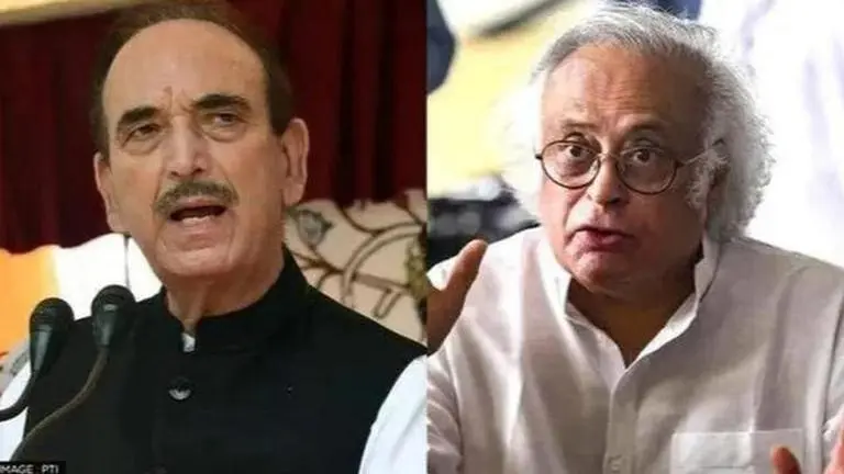 Ghulam Nabi Azad sends defamation notice to Jairam Ramesh for calling him 'slave' Jairam Ramesh