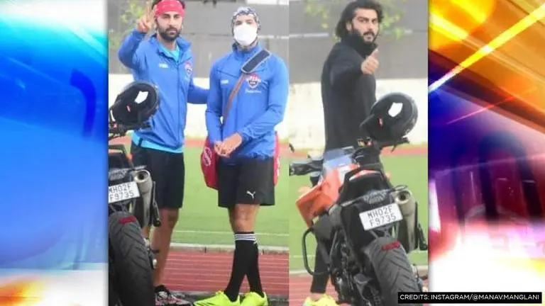 Ranbir Kapoor, Arjun Kapoor, Dino Morea clicked as Sunday becomes football day for stars Ranbir Kapoor, Dino Morea
