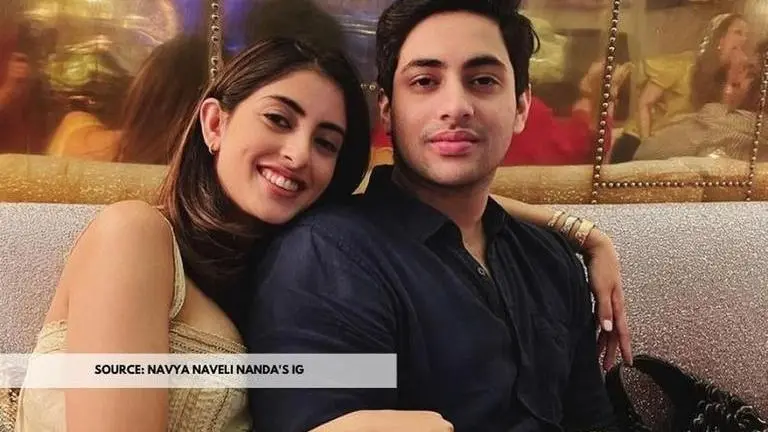 Navya Naveli Nanda shares throwback photo with brother Agastya, says 'partners since 2000' Navya Naveli Nanda