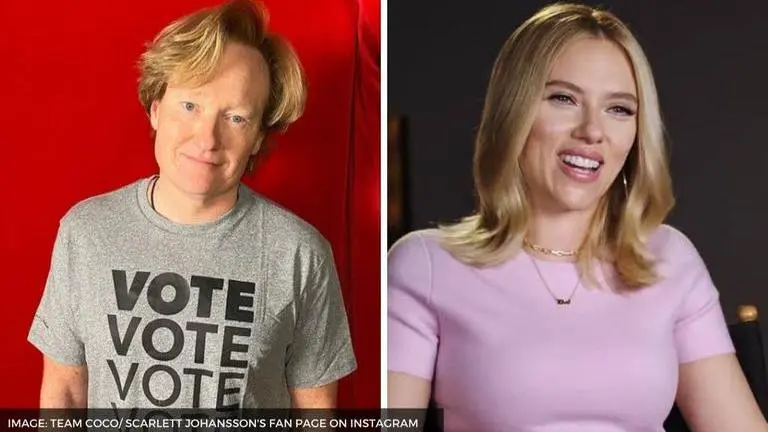 Conan O'Brien shares video of Scarlett Johansson's gig on his show as a child; watch Conan O'Brien