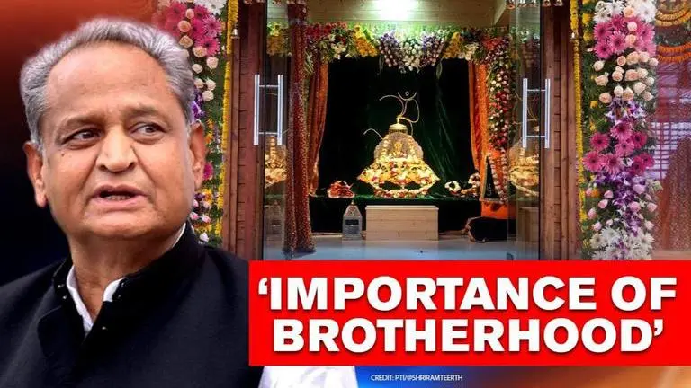'Symbol of unity': Gehlot backs Ram Mandir construction, highlights importance of truth Ashok Gehlot