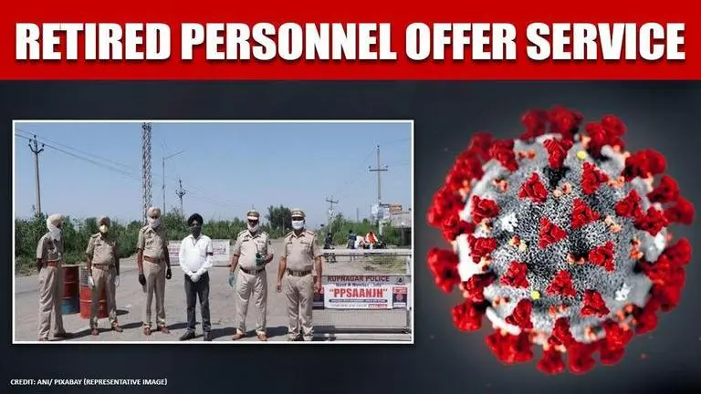 Retired police personnel join hands with Punjab police to combat Coronavirus crisis COVID-19