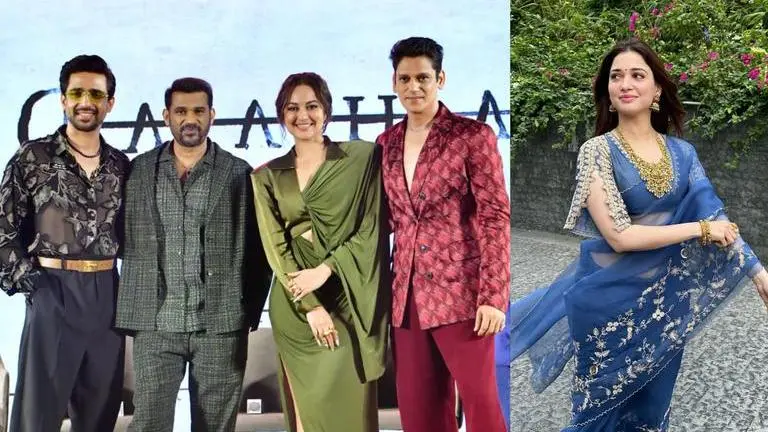 Vijay Varma teased over relationship with Tamannaah Bhatia at Dahaad trailer launch Vijay Varma, Sonakshi Sinha, Gulshan Devaiah, Sohum Shah and Tamannaah Bhatia