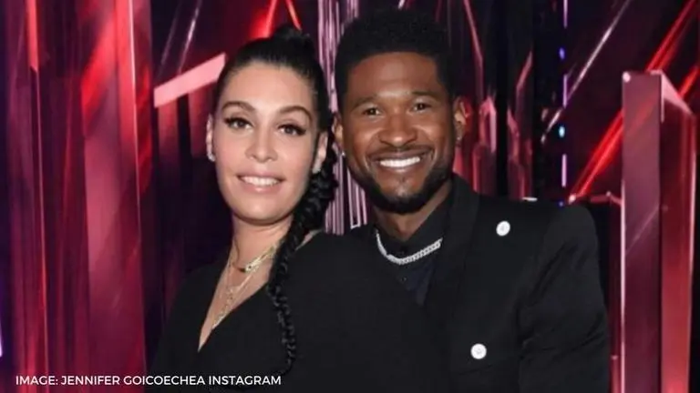 Usher expecting 2nd baby with GF Jenn; latter flaunts her bump at iHeartRadio Music Awards Usher's girlfriend
