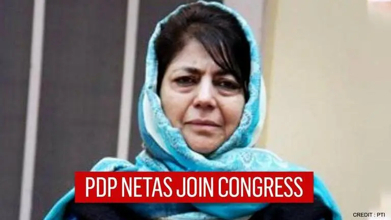 3 PDP netas who quit over Mehbooba Mufti's refusal to raise tricolour, join Congress PDP