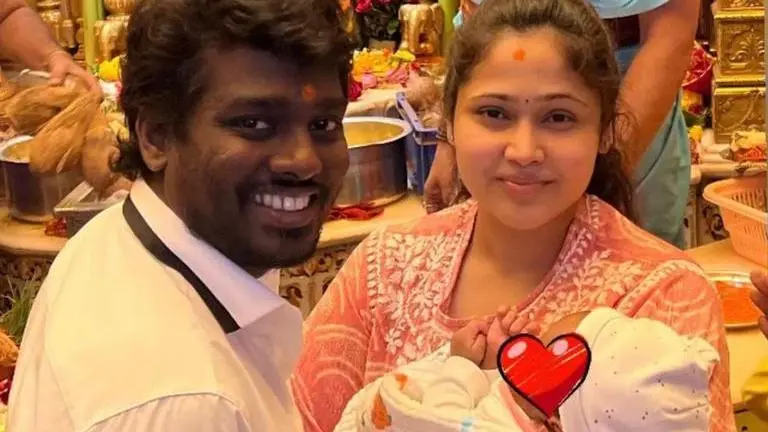Atlee, Krishna Priya reveal baby's name with adorable family photo Atlee