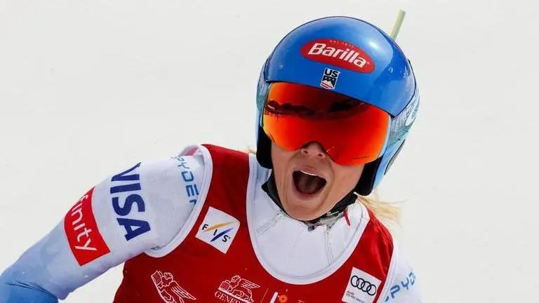 Shiffrin scores rare downhill win to extend World Cup lead
