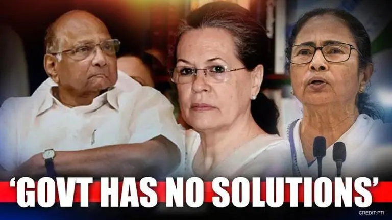 At opposition meet, Sonia Gandhi terms economic package as a 'cruel joke'; attacks Centre Sonia Gandhi