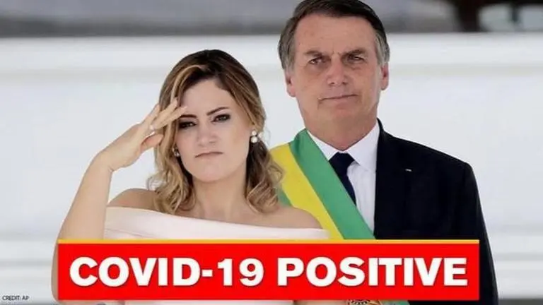 Brazil's First Lady Michelle Bolsonaro tests positive for COVID-19 infection Brazil