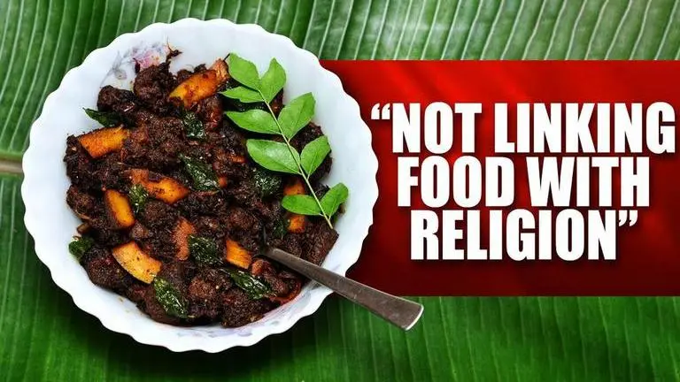 Kerala Minister clarifies on 'beef recipe' row, says ‘no one linking food with religion’ Kerala