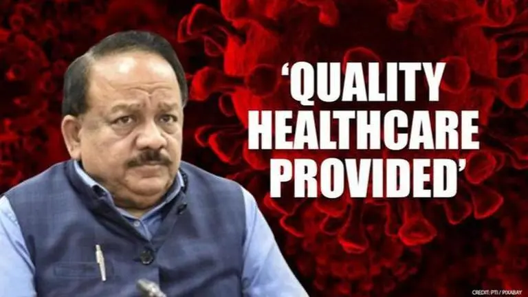 Dr. Harsh Vardhan lauds quality of healthcare; cites low number of serious COVID-19 cases Harsh Vardhan