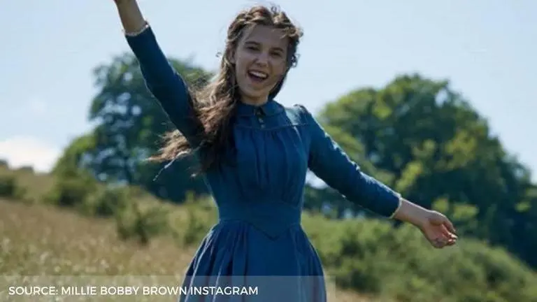 Enola Holmes' blooper clip shows how Millie Bobby Brown can't ever keep a straight face enola holmes