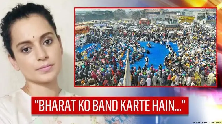 Kangana Ranaut reacts to 'Bharat Bandh' for farmers, makes statement with strong verse Kangana Ranaut reacts to 'Bharat Bandh' for farmers, makes statement with strong verse