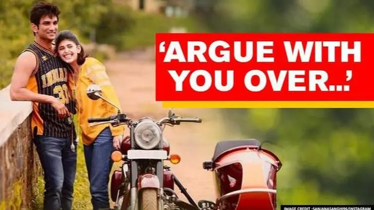 'Oye? I need to...': Sanjana Sanghi pens a heartfelt note for Sushant Singh Rajput Sanjana Sanghi