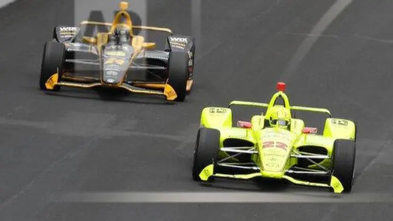 Sage Karam wins first virtual IndyCar iRacing Challenge at Watkins Glen Sage Karam wins first virtual IndyCar iRacing Challenge at Watkins Glen