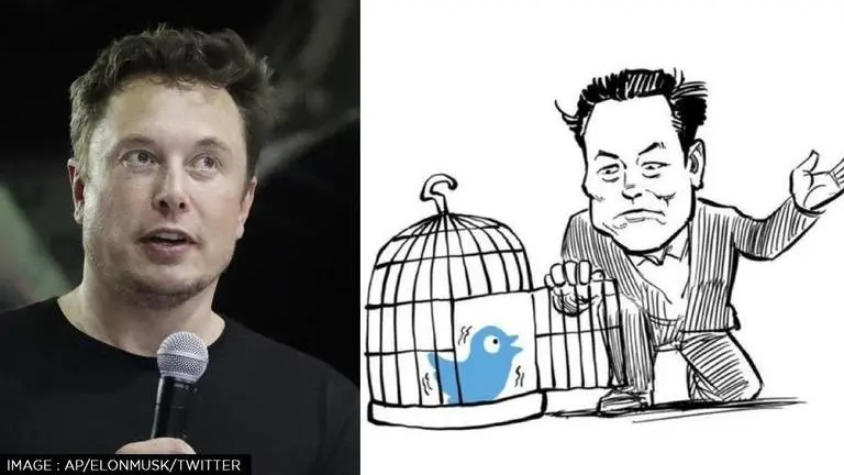 Elon Musk letting go of Twitter deal? ask netizens as he shares witty cartoon of himself Elon Musk