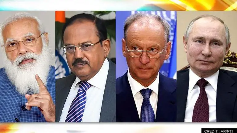 NSA Doval meets Russian counterpart Patrushev in Dushanbe; discusses cooperation, security NSA Ajit doval