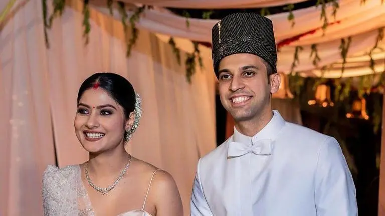 Krishna Mukherjee shares dreamy photos of her Parsi wedding with husband Chirag Batliwalla Krishna Mukherjee