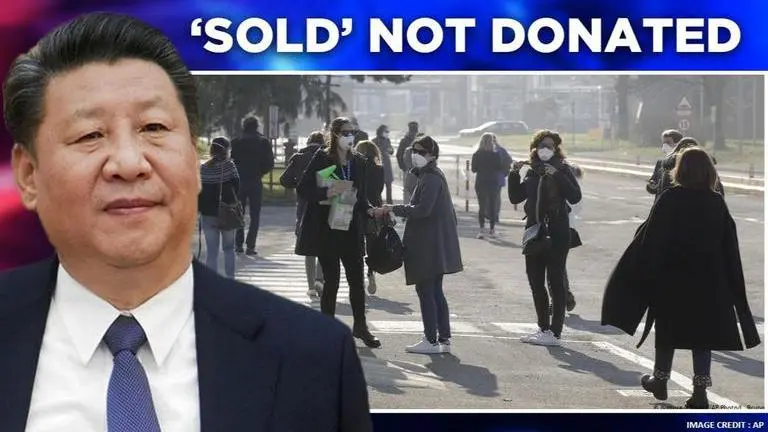 China 'donates' PPEs it had received as donation from Italy; charges them for it COVID-19
