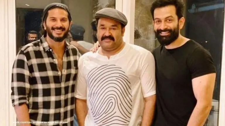 Dulquer Salmaan wishes 'Lalettan' and team 'Barroz' after film's poster release Source: Dulquer Salmaan Instagram