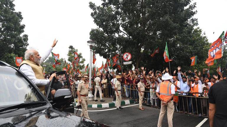 'Thank You Bengaluru...', Says PM Modi After 'memorable Welcome' By ...