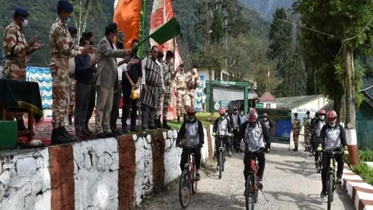ITBP launches 20-days cycling expedition in Sikkim to raise COVID-19 awareness COVID