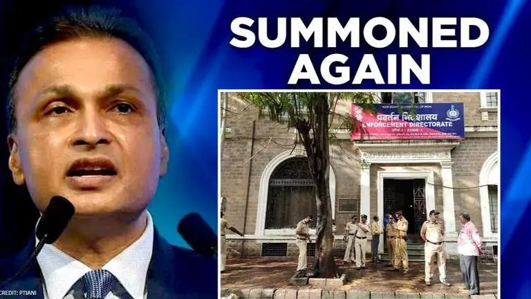 Hours after interrogation, ED summons Reliance Group chief Anil Ambani again on March 30 Anil Ambani