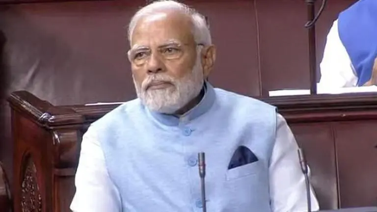 What's so special about this jacket PM Modi is seen wearing in Parliament? Details inside PM Modi wears special jacket in parliament