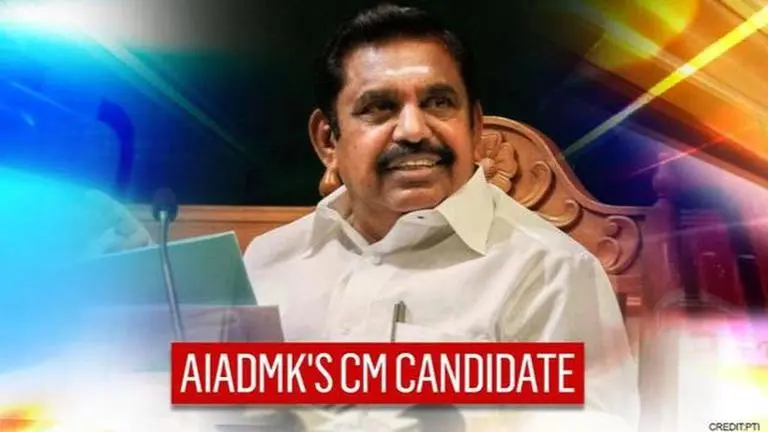 AIADMK announces Edappadi Palaniswami as CM candidate for 2021 Tamil Nadu polls AIADMK
