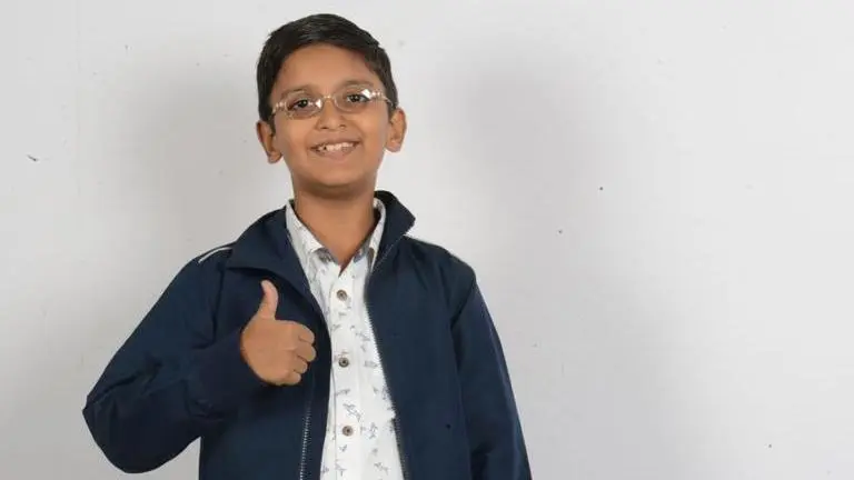9-year-old Garvit Sood has built an app to detect eye disorders on a phone Garvit Sood
