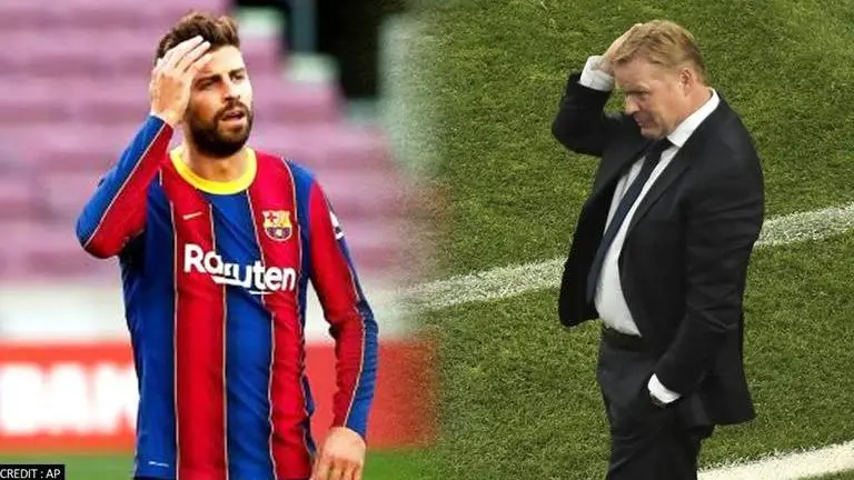 Fans 'not pleased' as Barcelona play Gerard Pique as striker for 15 minutes vs Granada Barcelona