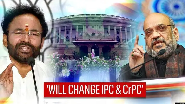 Centre to change IPC & CrPC which are of British era, says MoS Home Reddy; 'panel formed' G Kishan Reddy