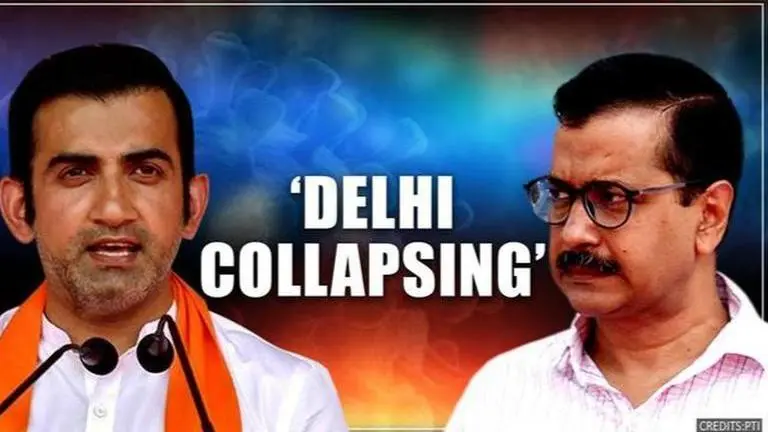 'Delhi Collapsing': Gautam Gambhir hits out at Kejriwal govt, urges people to 'beware' Gautam Gambhir